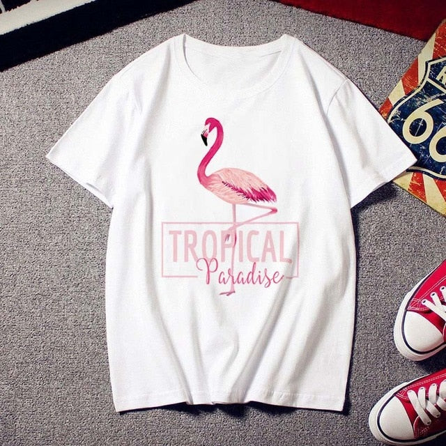 Flamingo Casual Fashion Tshirt