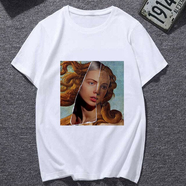 Tshirt Spoof Mona Lisa Fun Fashion