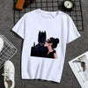 New Summer Women t shirt Batman and Catwoman Kiss t-shirt