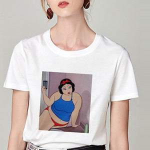 Summer Tshirt Snow White Fun Fashion