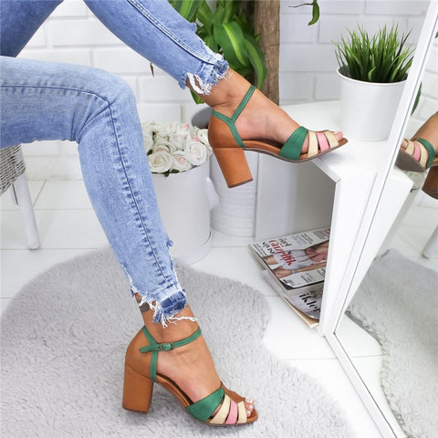 Three-color Casual Sandals