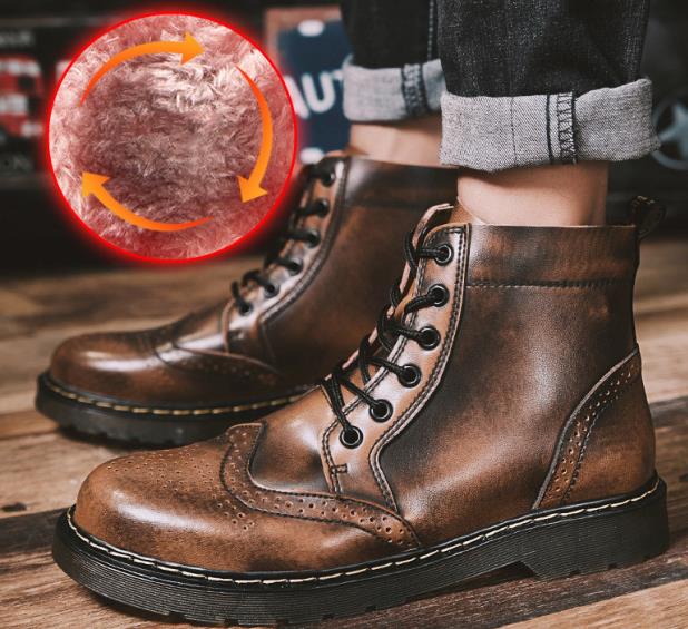 2019 Spring  Genuine Leather Men Boots