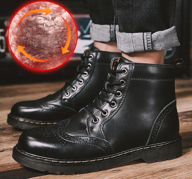 2019 Spring  Genuine Leather Men Boots