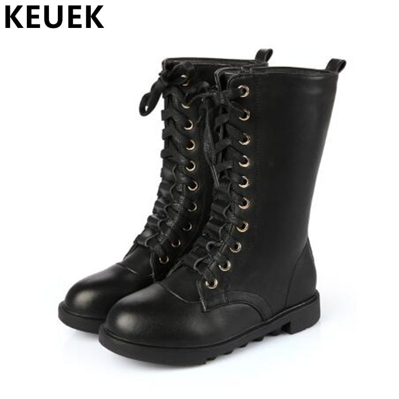 Genuine leather Fashion Motorcycle boots