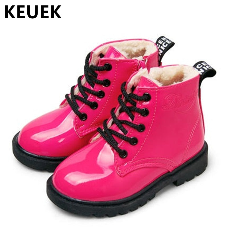 New 2019 Fashion Children boots Leather